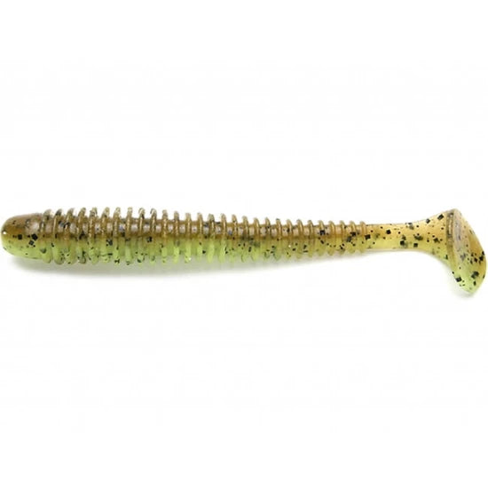 Shad Keitech Swing Impact, Green Pumpkin Chartreuse 401, 5cm, 12buc/pac