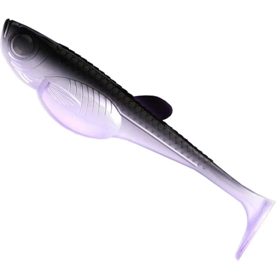 Shad Libra Lures Embrion Shad, 12.5cm, 15g, Violet Shine, 4buc/pac