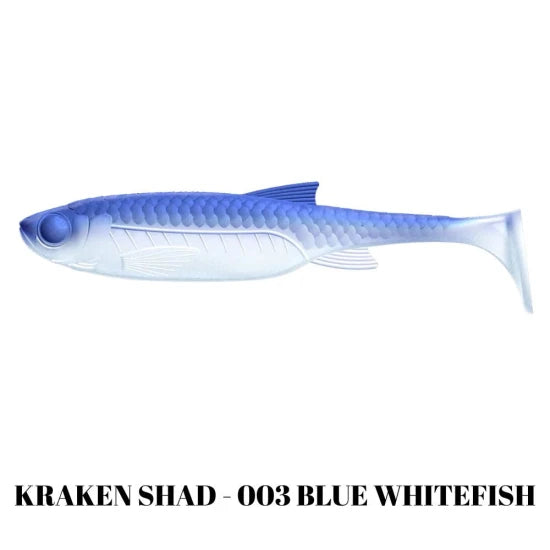 Shad Libra Lures Kraken Shad, 10cm, 7.5g, Blue Whitefish, 6buc/pac