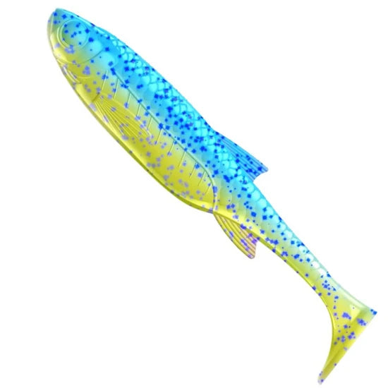 Shad Libra Lures Kraken Shad, 10cm, 7.5g, Lime Chartreuse, 6buc/pac