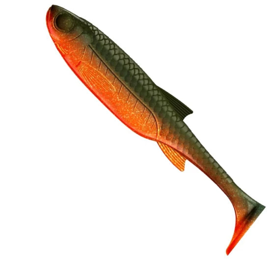 Shad Libra Lures Kraken Shad, 12.5cm, 15g, Angry Carrot, 4buc/pac