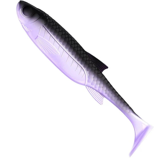 Shad Libra Lures Kraken Shad, 12.5cm, 15g, Violet Shine, 4buc/pac
