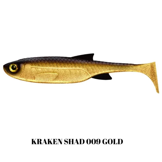 Shad Libra Lures Kraken Shad, 20.5cm, 60g, Gold, 1buc/pac