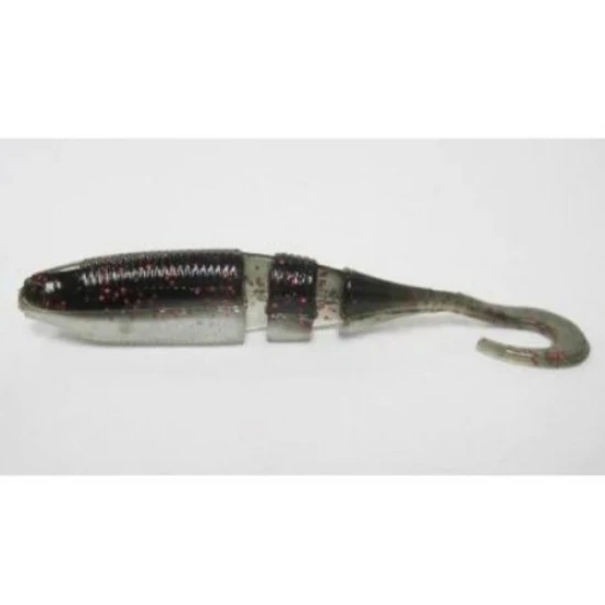 Shad Lake Fork Sickle Tail Baby Shad 5.6cm Inch.black Pearl 15buc/plic