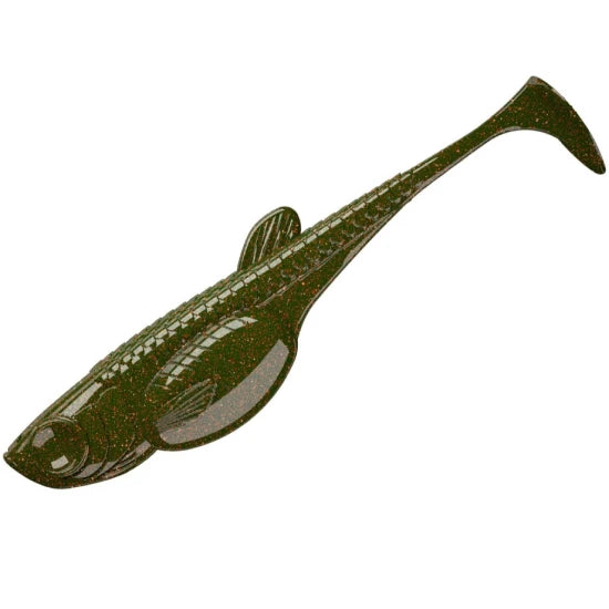 Shad Libra Embrion, 032 Motor Oil Green, 5cm, 10buc/pac