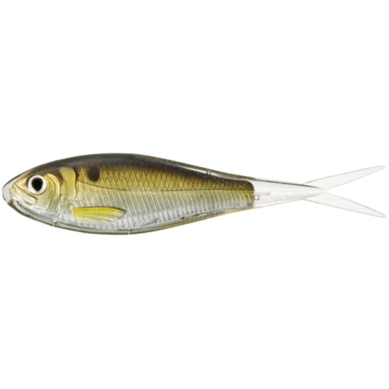 Shad Live Target Skip Shad Soft Jerkbait, Silver / Brown, 9cm, 4buc/pac