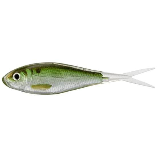 Shad Live Target Skip Shad Soft Jerkbait, Silver / Green, 11cm, 4buc/pac