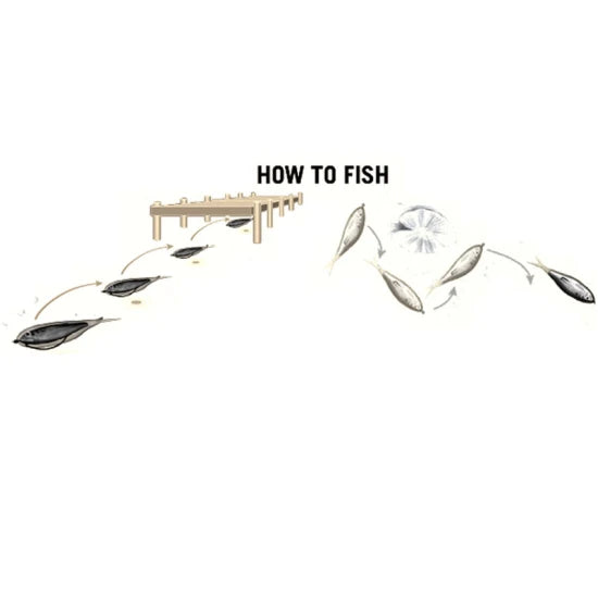 Shad Live Target Skip Shad Soft Jerkbait, Silver / Green, 9cm, 4buc/pac