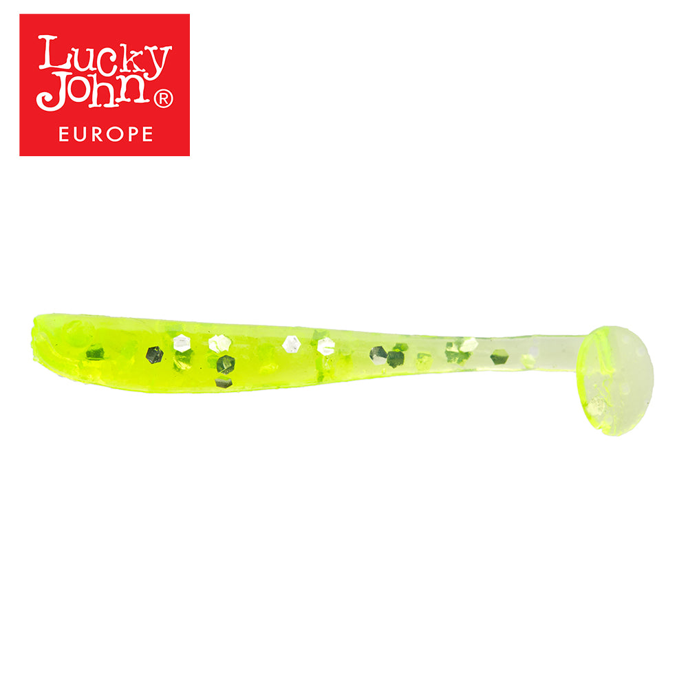 Shad Lucky John Baby Rockfish Lime Chartreuse 6.1cm 10buc/plic