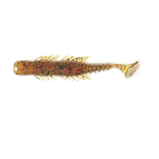 Shad Lucky John Pro Series Bugsy Shad 2.8inch 7.1cm PA03 Green Pumpkin 7 buc/plic