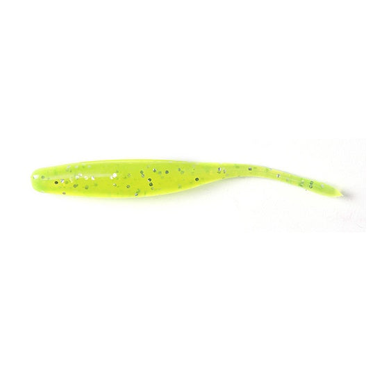 Shad Lucky John Pro Series Hama Stick 3.5inch 8.9cm 071 Lime Chartreuse  10 buc/plic