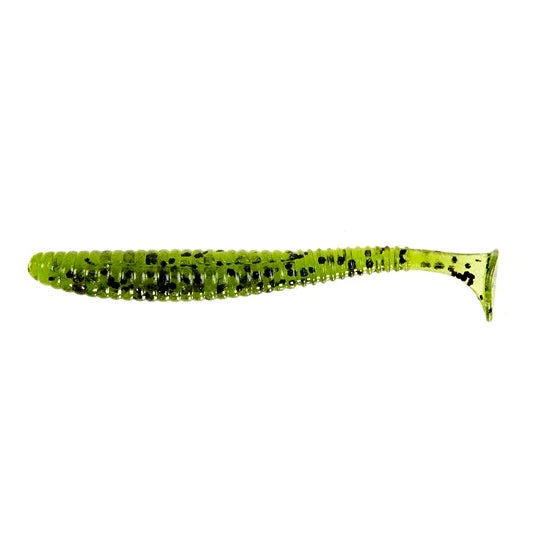 Shad Lucky John Pro Series S-shad Tail 2.8inch 7.1cm Pa01 Watermelon  7 Buc/plic