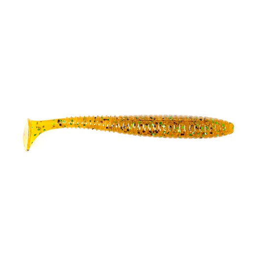 Shad Lucky John Pro Series S-Shad Tail 3.8inch 9.6cm PA19 Osaka Pumpkin  5 buc/plic