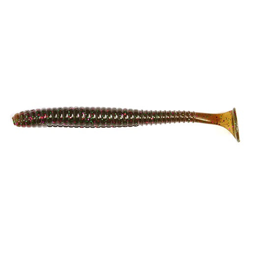 Shad Lucky John Pro Series S-Shad Tail 3.8inch 9.6cm S21 All Star Flakes  5 buc/plic