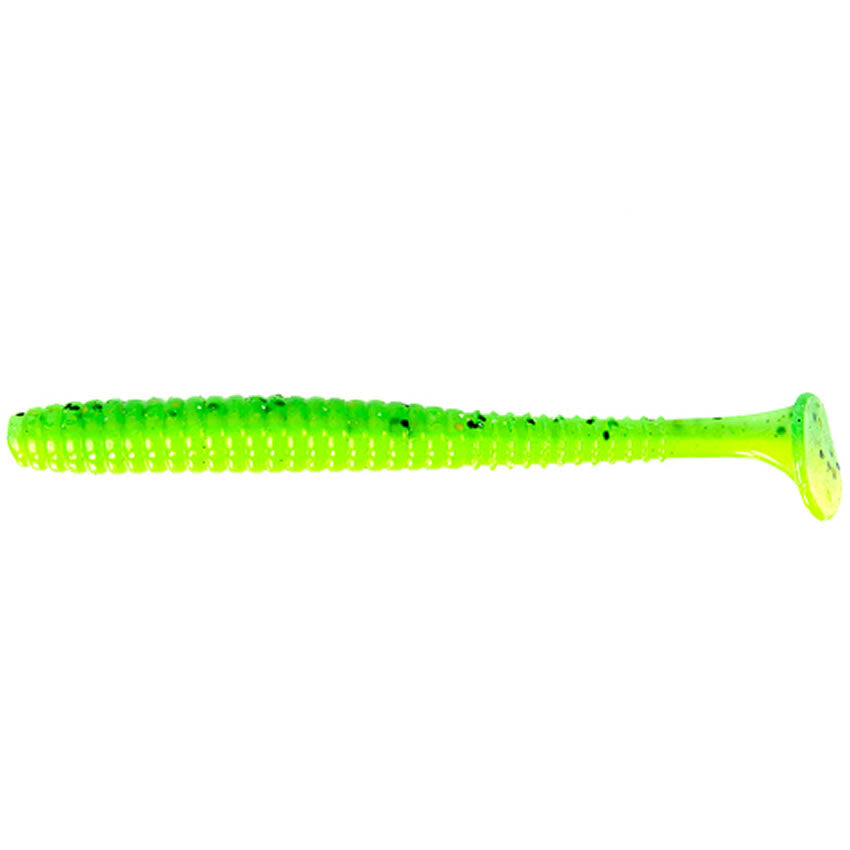 Shad Lucky John Pro Series S-Shad Tail 3.8inch 9.6cm T18 Electric Minnow  5 buc/plic