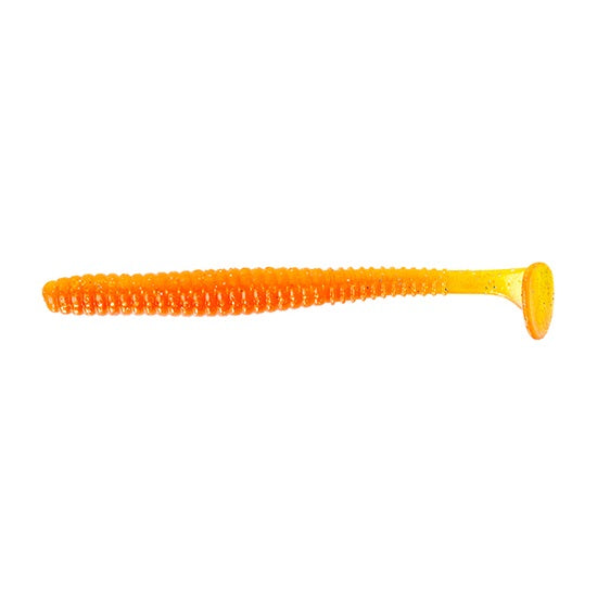 Shad Lucky John Pro Series S-Shad Tail 3.8inch 9.6cm T26 Orange Chart  5 buc/plic