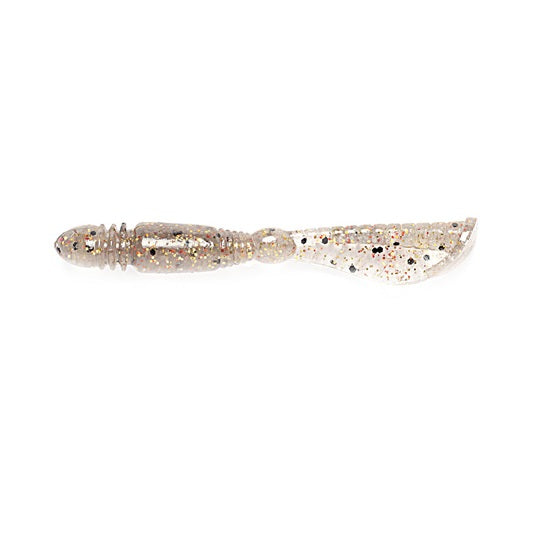 Shad Lucky John Pro Series T.I.G. Tail 2.8inch 7.1cm S02 Gold Asphalt  7 buc/plic