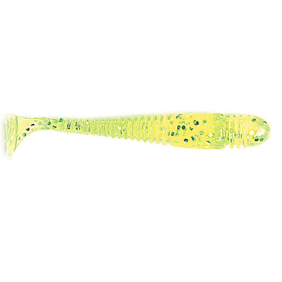 Shad Lucky John Pro Series Tioga 2.9inch 7.4cm 071 Lime Chartreuse  7 buc/plic