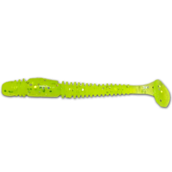 Shad Lucky John Pro Series Tioga, 7.4cm, 071 Lime Chartreuse 7buc/pac