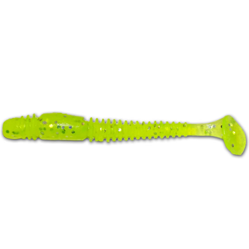 Shad Lucky John Pro Series Tioga, 7.4cm, 071 Lime Chartreuse 7buc/pac