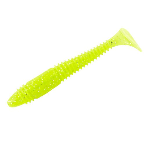 Shad Lucky John Pro Series Tioga FAT 3.9inch 9.9cm 071 Lime Chartreuse  5 buc/plic