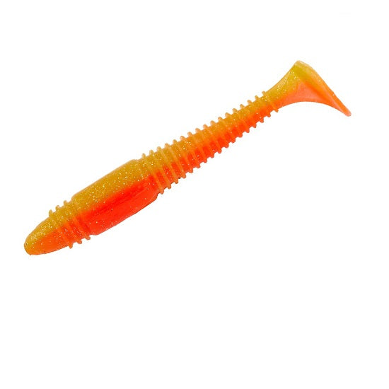Shad Lucky John Pro Series Tioga FAT 3.9inch 9.9cm T26 Orange Chart  5 buc/plic