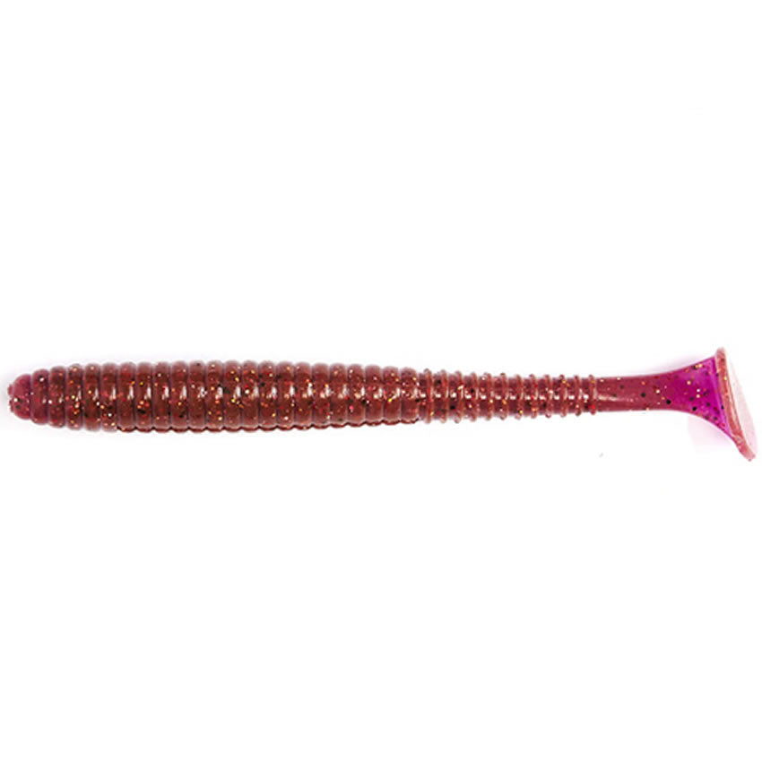 Shad Lucky John S-Shad Tail Purple Plum 7.1cm 7buc/plic