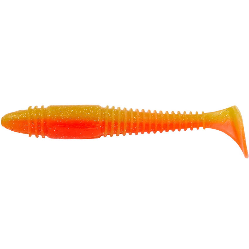 Shad Lucky John Tioga Fat, 11.4cm, T26 Orange Chart, 4buc/pac