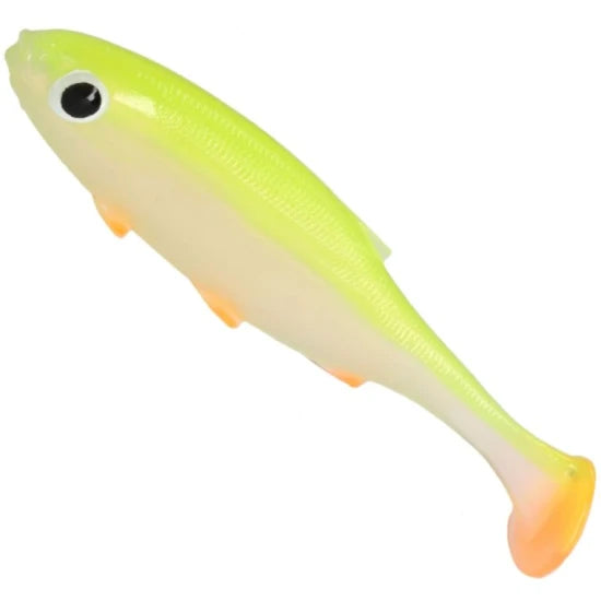 Shad Mikado Perfect Roach, Lime Back, 5cm, 10buc/pac