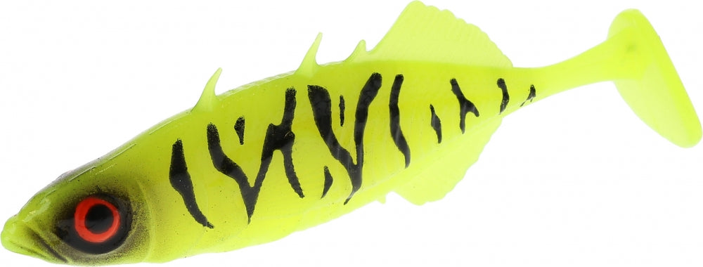 Shad MIKADO Real Fish Stickleback, Fluo Tiger, 5cm, 5buc/pac