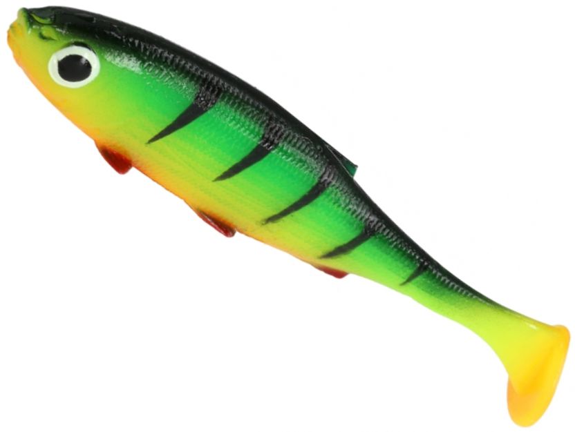 Shad Mikado Real Fish, Culoare Firetger, 5cm, 10buc/pac