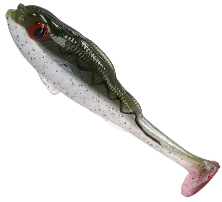Shad Mikado Real Fish, Culoare Frog, 6.5cm, 6buc/pac