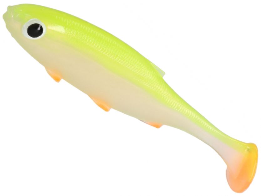 Shad Mikado Real Fish, Culoare Lime Back, 5cm, 10buc/pac