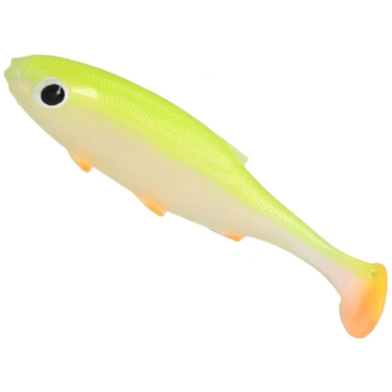 Shad Mikado Real Fish, Culoare Lime Back, 8.5cm, 5buc/pac