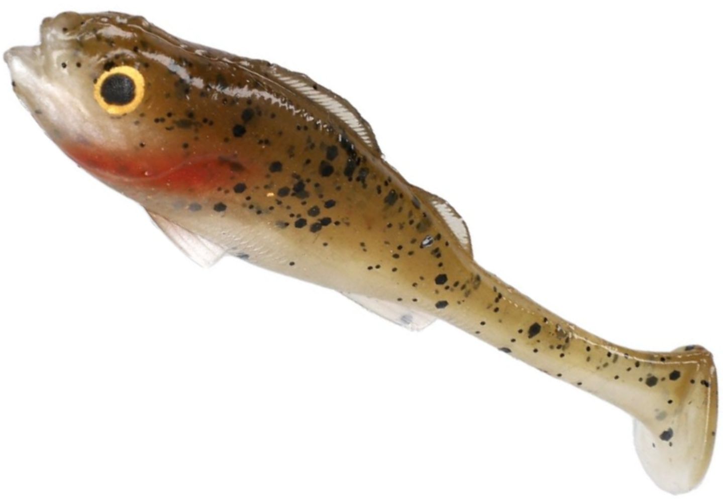 Shad Mikado Real Fish, Culoare Ruffe, 6.5cm, 6buc/pac