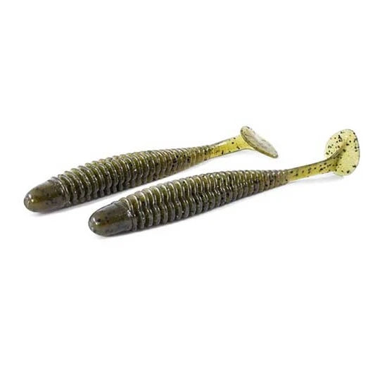 Shad Noike Ninja 3inch 7.6cm 01 Green Pumpkin  9 Buc
