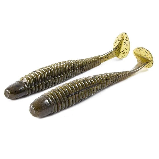 Shad Noike Ninja 4inch 10.2cm 01 Green Pumpkin 6 Buc