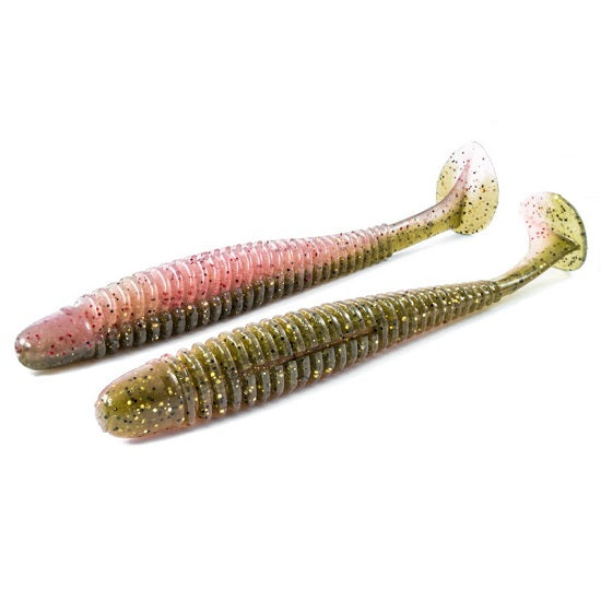 Shad Noike Ninja 4inch 10.2cm 130 Green Pumpkin Blossom 6 buc
