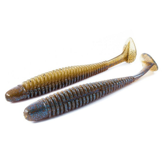 Shad Noike Ninja 4inch 10.2cm 136 Cinnamon Blue Back  6 buc