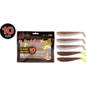 Shad Quantum 10cm Q-paddler Power Packs Clear Water Mix 3x Wakasagi 2x Brown Shiner  5 Buc/plic