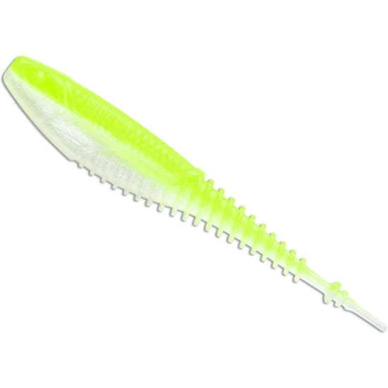 Shad Rapala Crushcity Freeloader 4 Soft Lure, Cprl Chartreuse Pearl, 10.5cm, 8.5g, 6buc/pac