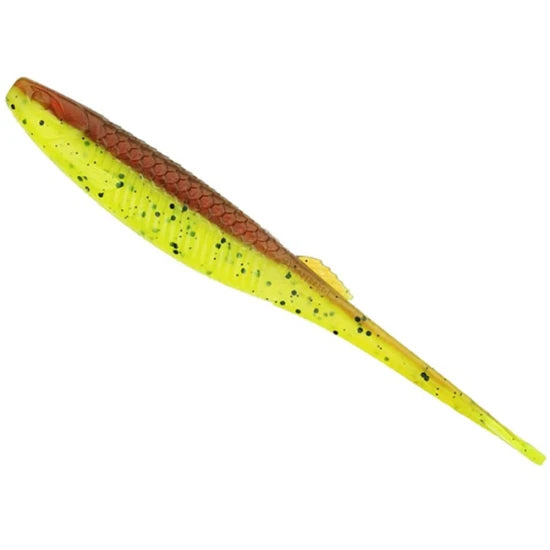 Shad Rapala Crushcity The Stingman 5 Soft Lure, Moch Motor Oil Chartreuse, 12.5cm, 8g, 6buc/pac