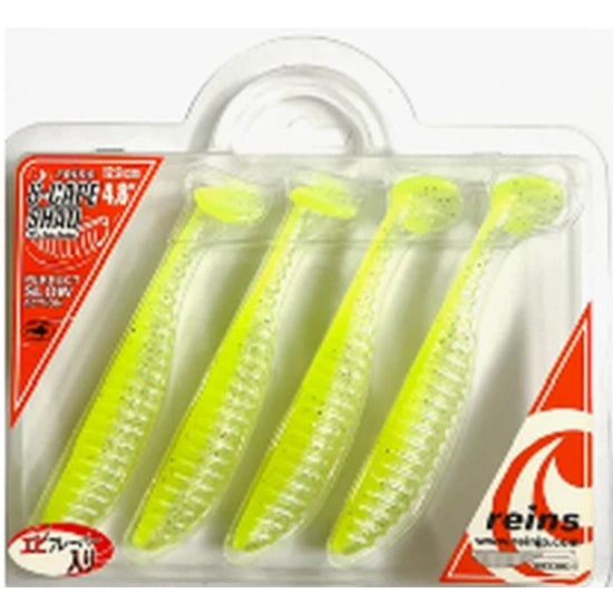 Shad Reins Cape, Chart Silver, 12cm, 4buc/pac