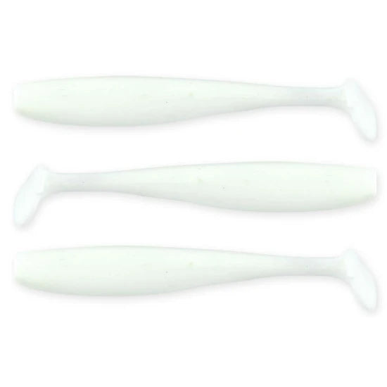 Shad Reiva Flash, Classic White, 12.5cm, 3buc/pac