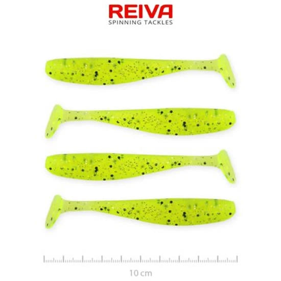 Shad Reiva Flash, Poppy Green, 10cm, 4.90g, 4buc/pac