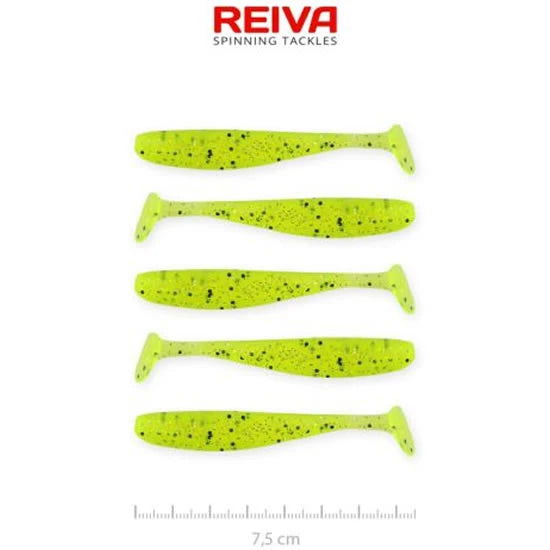 Shad Reiva Flash, Poppy Green, 7.50cm, 2.26g, 5buc/pac