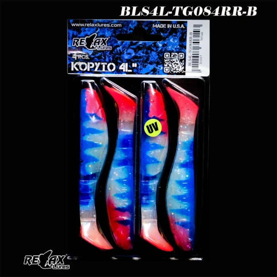 Shad Relax Kopyto 4l, 10cm, Tiger 084, 4buc/pac