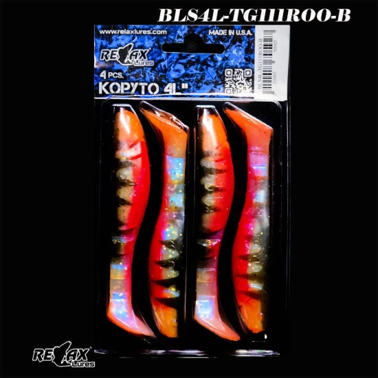 Shad Relax Kopyto 4l, 10cm, Tiger 111, 4buc/pac