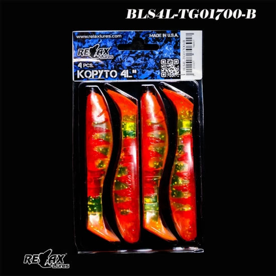 Shad Relax Kopyto 4l, 10cm, Tiger 170, 4buc/pac