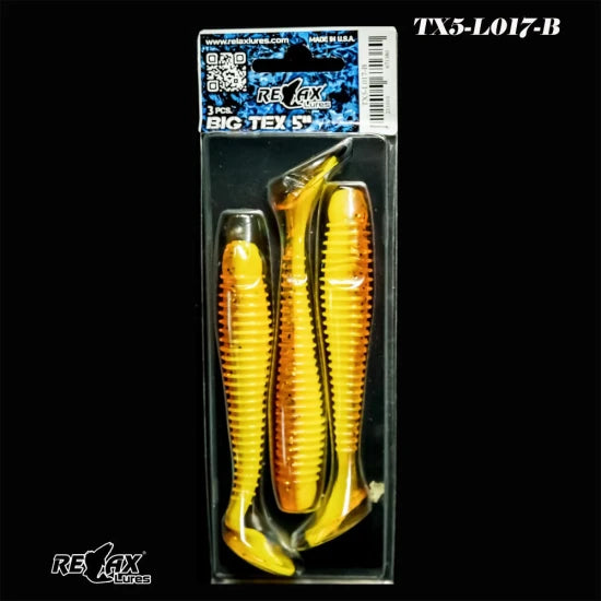 Shad Relax Texas Laminat, L017, 12,5cm, 3buc/blister